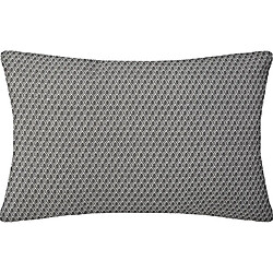 Atmosphera, Createur D'Interieur Coussin rectangulaire en coton à motif Otto - 30 x 50 - Gris