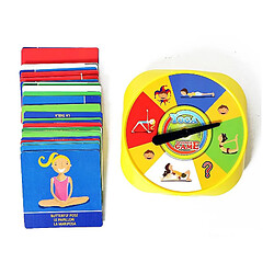 Universal Yoga Posture Card Adultes Enfants Jeux de famille Souplesse et équilibre | Jeu de cartes