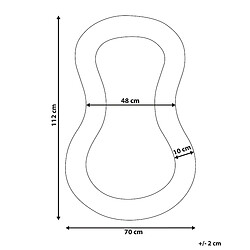 Avis Beliani Miroir PLANCHEZ 112 cm Rose