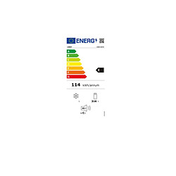 Réfrigérateur 1 porte intégrable à glissière 54cm 316l - CMS518EW - CANDY