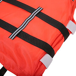 Justgreenbox Gilet de sauvetage pour adultes Aide à la flottabilité Navigation de plaisance Surf Gilet de travail Combinaison de survie de sécurité - T6112211967332