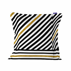 Happy Friday Housse de coussin HappyFriday Blanc Golden dots Multicouleur 60 x 60 cm