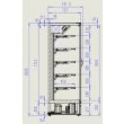 Vitrine Murale Marco 1.3 - Combisteel