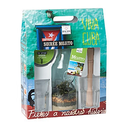 Totalcadeau Boîte à ingrédients et accessoires pour Mojito avec ou sans alcool