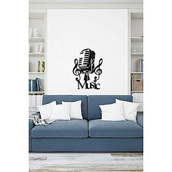 EPIKASA Décoration Murale en Métal Microphone