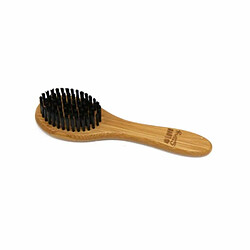 Paris Prix Brosse de Toilettage Bambou Poils Doux 19cm Naturel