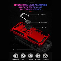 Coque en TPU Anti-chute hybride avec béquille rouge pour votre LG K22