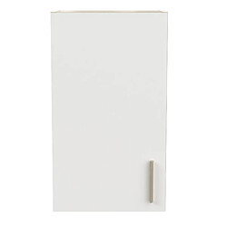 Pegane Meuble haut de cuisine coloris chêne kronberg, blanc - Longueur 40 x Hauteur 70 x Profondeur 30 cm