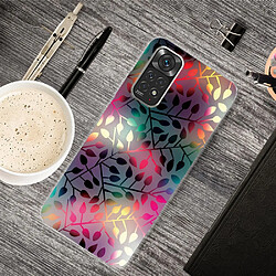 Coque en TPU anti-rayures, IMD, antichoc Feuilles de trésors pour votre Xiaomi Redmi Note 11 Pro 5G (Qualcomm)/Redmi Note 11 Pro 4G (MediaTek)