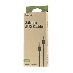 Câble Audio Jack (3,5 mm) Hama Technics HQ (1,5 m)