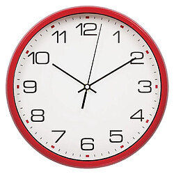 12 pouces assez horloge non ticking quartz horloge murale décor à la maison rouge