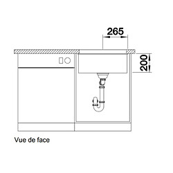 Acheter Blanco Evier sous plan Etagon 500-U 522227