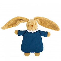 Lapin Nid d'Ange Hochet Lin Bleu Denim 20Cm - Trousselier