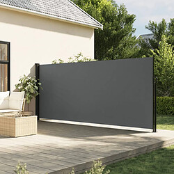 vidaXL Auvent latéral rétractable anthracite 160x300 cm