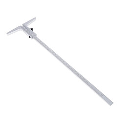 Balance en acier inoxydable flexible / règle / règle avec jauge de profondeur 0-250 0,05