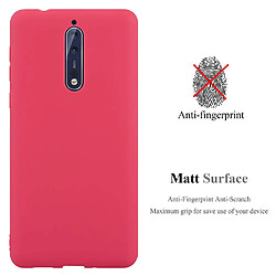 Avis Cadorabo Coque Nokia 8 2017 Etui en Rouge