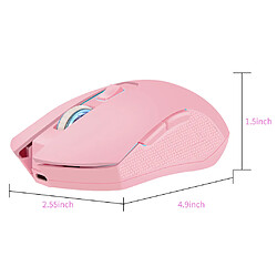 Souris De Jeu Sans Fil USB Optique Ergonomique Pour Ordinateur Portable PC Rechargeable