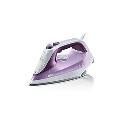 Braun SI7066VI Fer à repasser avec semelle eloxal 2600W Violet