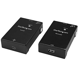 STARTECH Kit extender USB 2.0 via Cat5 ou Cat6 à 1 port jusqu'à 50 m - Étendeur USB sur IP - USB extender - Réseau (RJ-45)