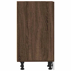 Acheter vidaXL Armoire de plancher chêne marron 40x44,5x81,5 cm