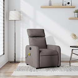 Maison Chic Fauteuil Relax pour salon, Fauteuil de massage inclinable Taupe Tissu -GKD19730