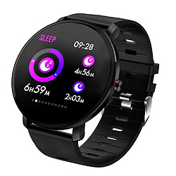 Wewoo Bracelet connecté K9 Écran couleur IPS de 1,3 pouces Smartwatch IP68 étancherappel d'appel à l'assistance / surveillance de la fréquence cardiaque / de la pression artérielle / du sommeil / Oxymètre noir