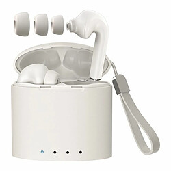 Paris Prix Écouteurs Sans Fil Earbox Pro Induction 6cm Blanc