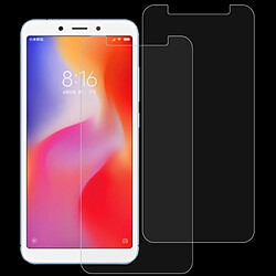 Wewoo Film de verre trempé 2PCS 9H 2.5D pour Xiaomi Redmi 6A