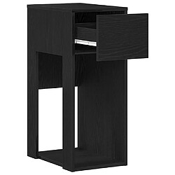 Avis vidaXL Support de tour d'ordinateur avec tiroir noir 30x44x74 cm