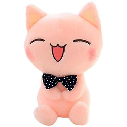 Universal Adorable peluche en peluche, hauteur assise douce remplie peluche chat rose 45 cm