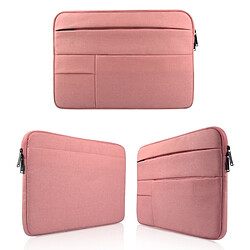 Wewoo Sacoche pour ordinateur portable rose 12 pouces et ci-dessous Macbook, Samsung, Lenovo, Sony, DELL Alienware, CHUWI, ASUS, HP Universel poches multiples Oxford chiffon doux sac de tablette portable,