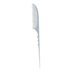 Barbers Pin Tail Peigne Anti Statique Dents Fines Sectioning Peigne De Coiffure Gris pas cher