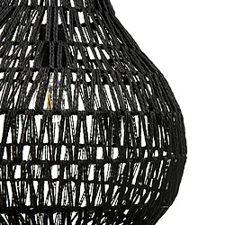 Beliani Lampe suspension MOLOPO Noir pas cher