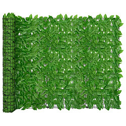 vidaXL Écran de balcon avec feuilles vert 200x150 cm