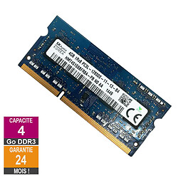 Barrette Mémoire 4Go RAM DDR3 Hynix HMT451S6BFR8A-PB SO-DIMM PC3L-12800S 1Rx8 691740-001 - Reconditionné