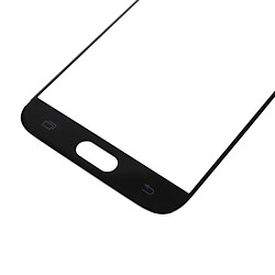 Wewoo Vitre noir pour Samsung Galaxy J7 2017 / J730 Lentille extérieure en verre Pièce détachée pas cher