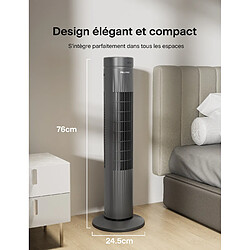 Acheter PELONIS Ventilateur Colonne 76CM avec Télécommande, 3 Vitesses Réglables