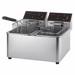 Friteuse Professionnelle à Poser Inox 2 x 8 Litres - Pujadas