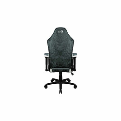 Chaise de jeu Aerocool Crown AeroSuede Bleu Noir Acier pas cher