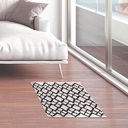 The Home Deco Factory Tapis ethnique design berbère Akra - L. 60 x l. 90 cm - Beige