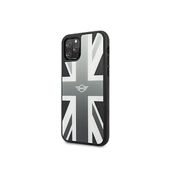 Mini Coque pour iPhone 11 Pro en TPU Motif Union Jack en Arrière Blanc / Noir