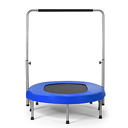 Helloshop26 Trampoline de fitness double pliable 153x100 cm avec poignée réglable sur 5 positions charge max.150kg 20_0004989