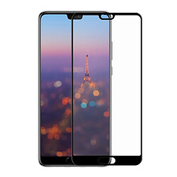 Wewoo 0.26mm 9H 6D Film de verre trempé plein écran courbé pour Huawei P20 (Noir)