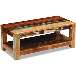 Avis Maison Chic Table basse,Table Console Table d'appoint, Table pour salon Bois de récupération massif 90 x 45 x 35 cm -MN68760