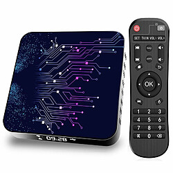 4 64Gb Tv Box Tp02 Rk3318 Android 10 Tv Box Avec Prise Télécommande 4 64G_Bu