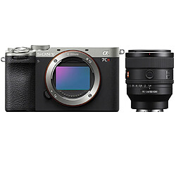 Sony Alpha a7CR (argent) Appareil photo sans miroir + Sony FE 50 mm f1.4 GM (SEL50F14GM)