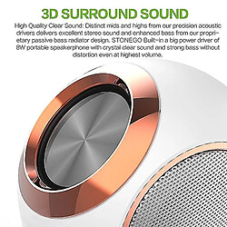 Universal Haut-parleur Bluetooth sans fil Portable Basse stéréo surround son FM Radio TF Carte AUX WI pas cher