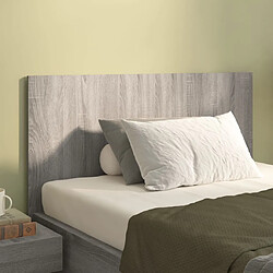 vidaXL Tête de lit Sonoma gris 120x1,5x80 cm Bois d'ingénierie