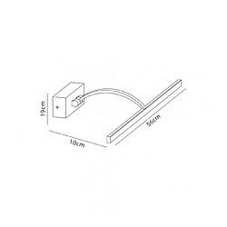 Luminaire Center Applique à tableau 1 ampoule Noir