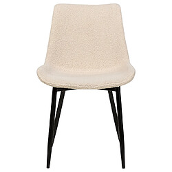 Acheter Beliani Chaise de salle à manger AVILLA Set de 2 Bouclé Beige